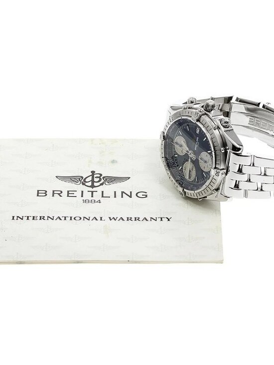 BREITLING Chronomat A13047 Date Navy Dial Automatic Men\'s Watch_969068 main image 10